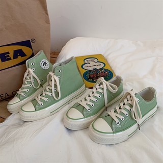 Giày ulzzang dáng CV 1970s màu green viền màu