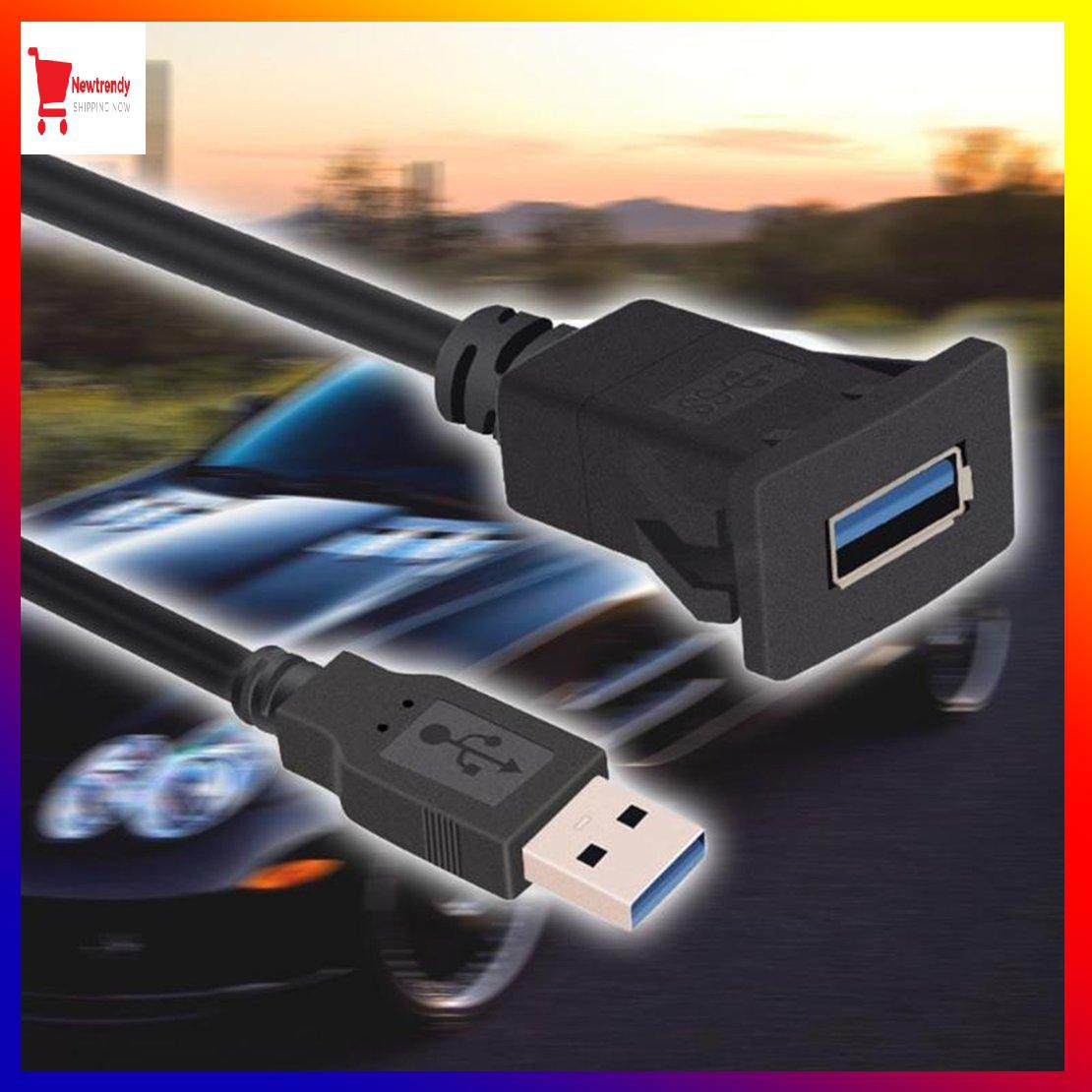 Dây cáp chuyển đổi cổng USB A sang USB A 1m/ ft chuyên dụng cho xe hơi [311]