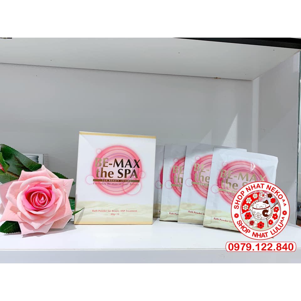 (Tách lẻ 1 gói) Bột Tắm Trắng Nhật Bản Be-Max The Spa