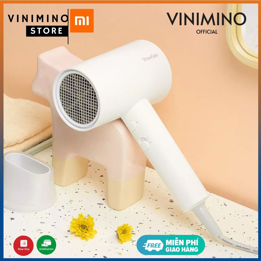 Máy sấy tóc cao cấp bổ sung ion âm Xiaomi SHOWSEE A1-W / A2-W công suất 1800W | Vinimino Store