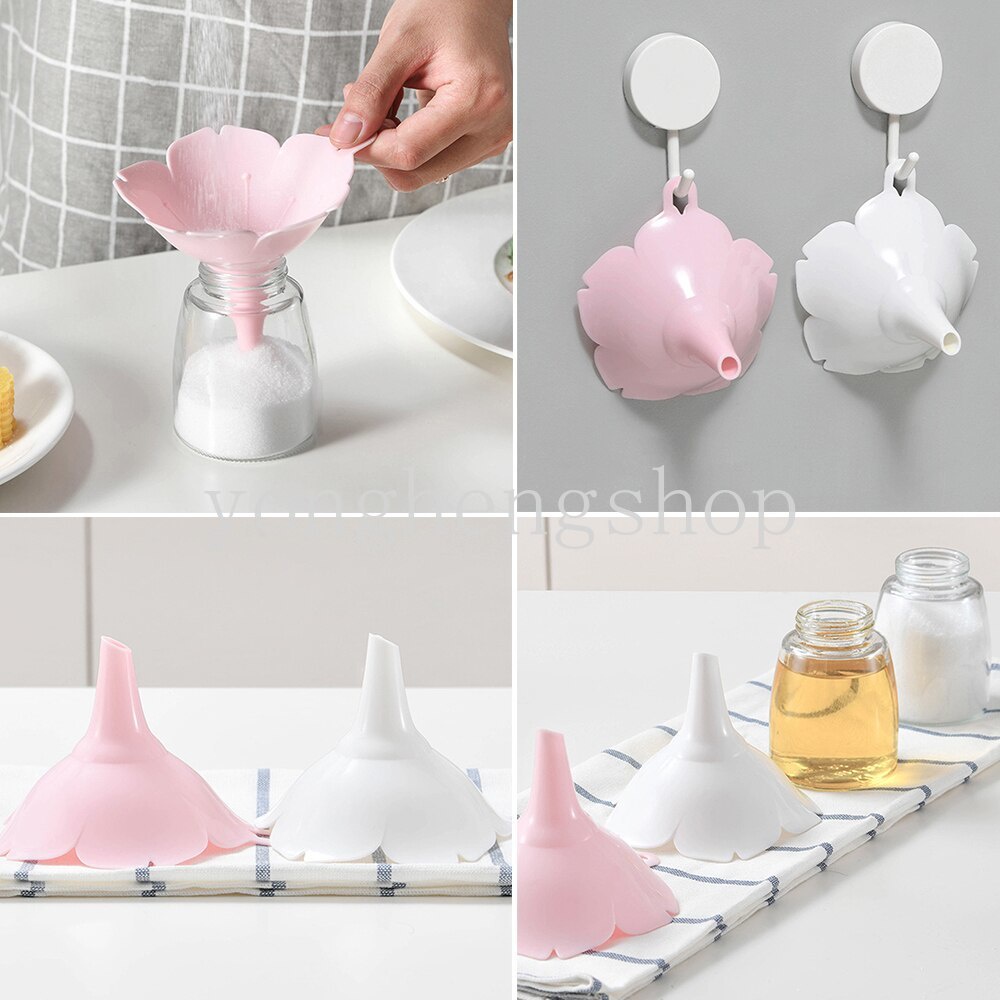 Phễu silicone hình bông hoa tiện lợi