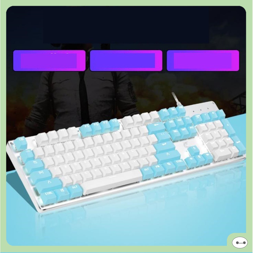 BÀN PHÍM CƠ DOLPHIN KX102 KEYCAP MIX LED TRẮNG | WebRaoVat - webraovat.net.vn