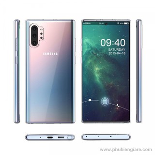 Ốp lưng dẻo trong suốt cho Samsung Note 10/ Note 10 Plus