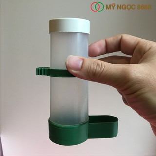 Cóng ăn/uống cho chim, loại to, thiết kế đơn giản nhưng tiện lợi, dễ sử dụng
