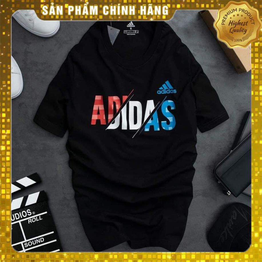ÁO THUN NAM NỮ TAY NGẮN FROM RỘNG IN DECAL MẪU ADIDAS