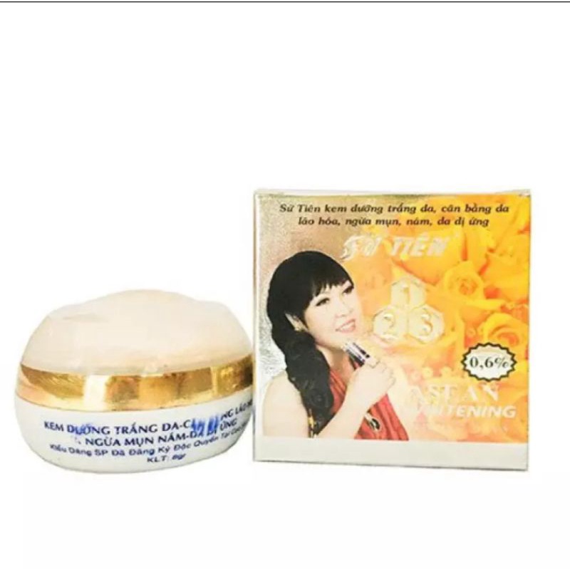 Kem Sứ Tiên Màu Trắng 8g