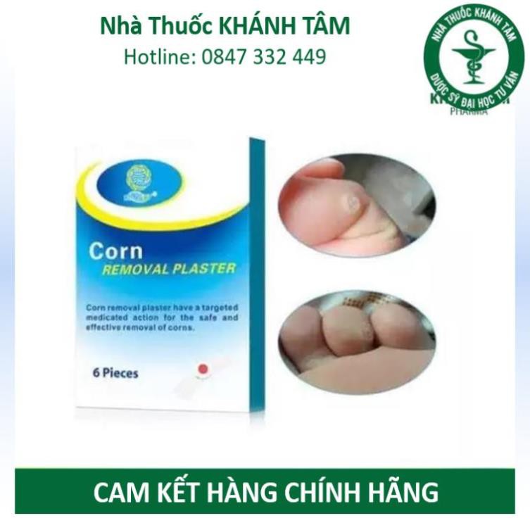 Miếng dán giảm mụn cóc Corn Removal Plaster Kangdy (Hộp 6 miếng) _Khánh Tâm ! !