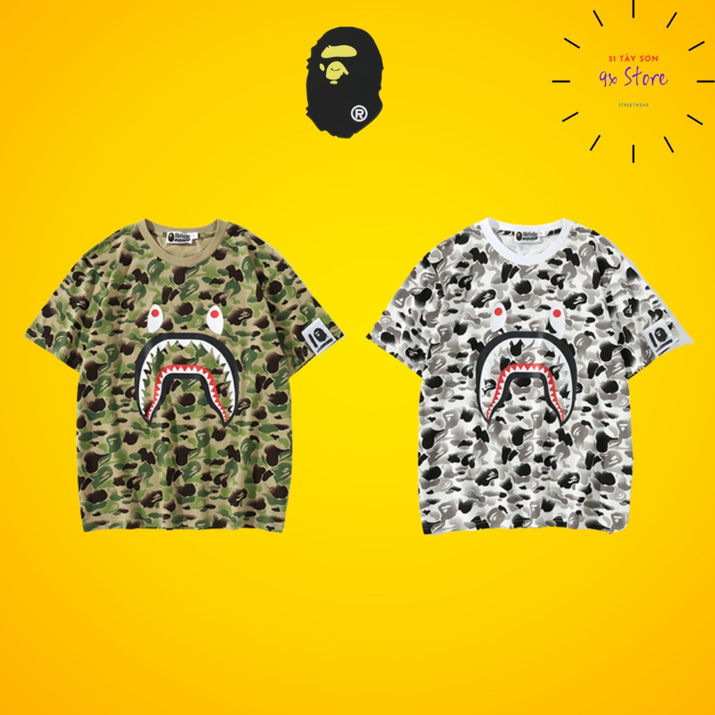 Áo Tee Bape Shark hàng cao cấp Ss2022