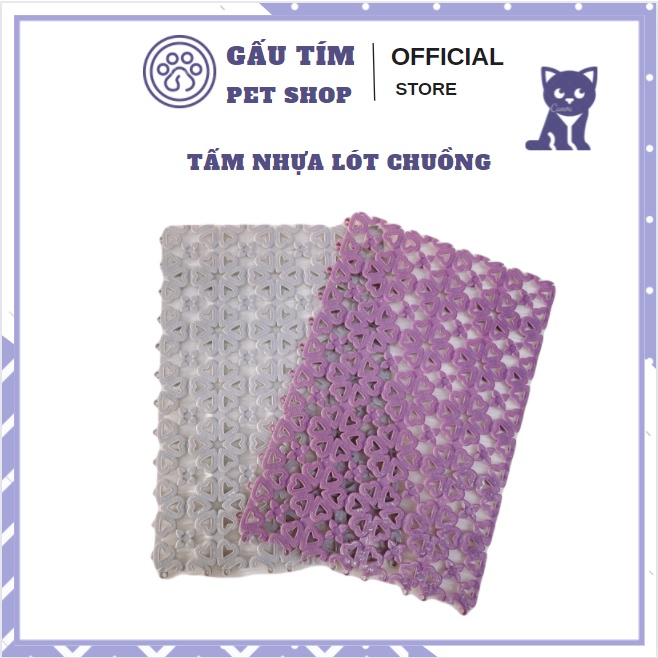 [FREESHIP] Tấm lót sàn chuồng chó, mèo bằng nhựa PVC 20x30cm nhiều màu