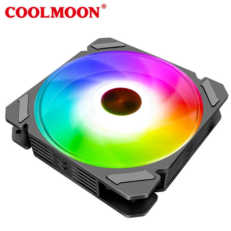 Quạt Tản Nhiệt, Fan Led RGB Coolmoon X1 - Đồng Bộ Hub