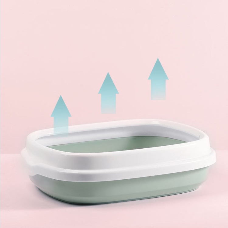 Khay Vệ Sinh Cho Mèo Đa Dạng Màu Sắc, 2 Size Lớn &amp; Nhỏ Tặng Kèm Xẻng KVS4048 MIAOCAT