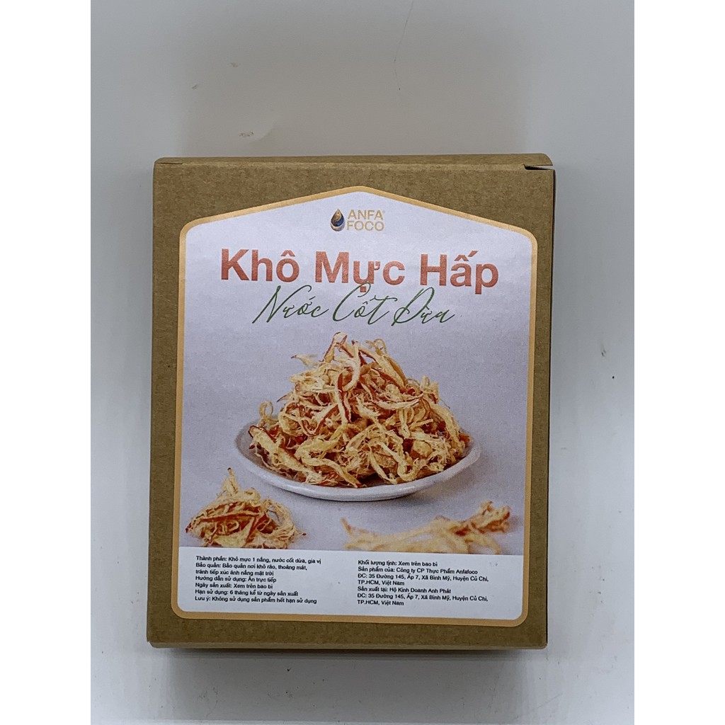 KHÔ MỰC HẤP NƯỚC CỐT DỪA