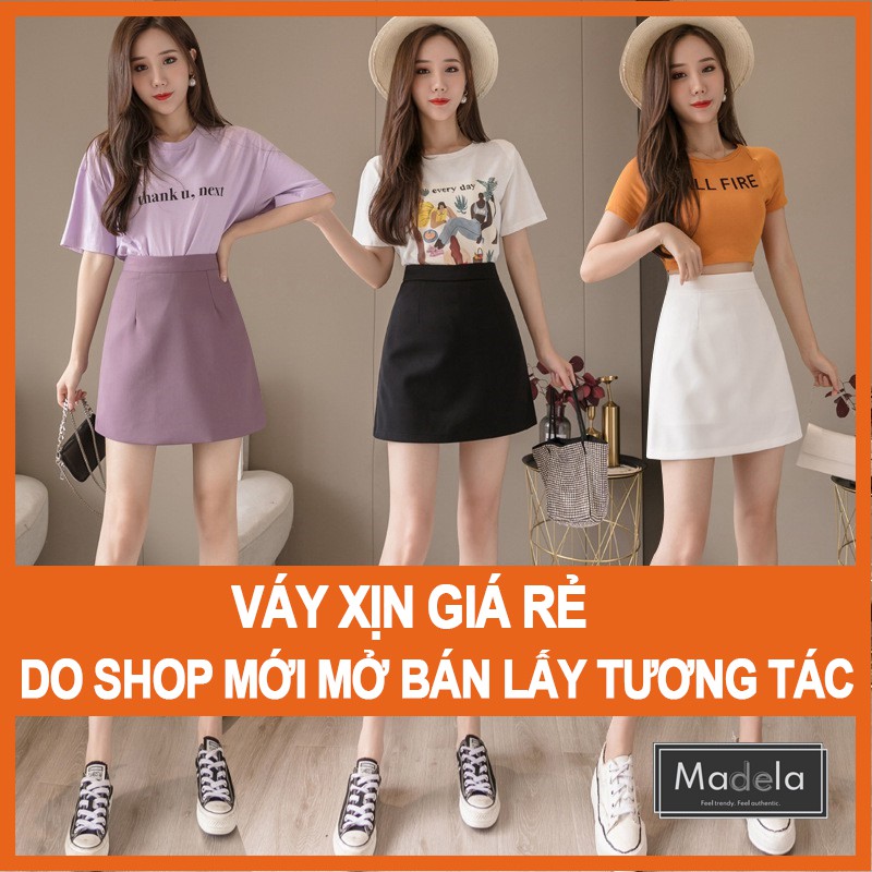 Chân Váy Chữ A Công Sở Cạp Cao Khoá Sau Madela Dáng Ngắn, Váy Chữ A Lưng Cao Dáng Ngắn Chất Mango Day Dặn | BigBuy360 - bigbuy360.vn