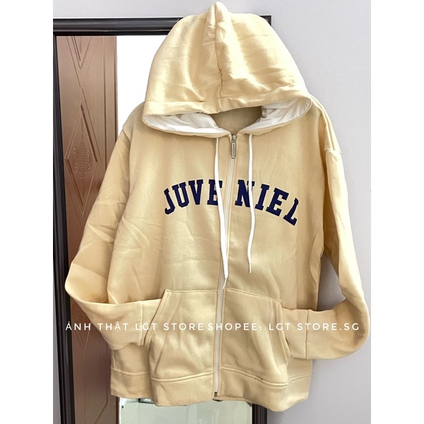 Áo Khoác from rộng  , Áo khoác vải nỉ chống UV chất dày dặn mềm mịn juve