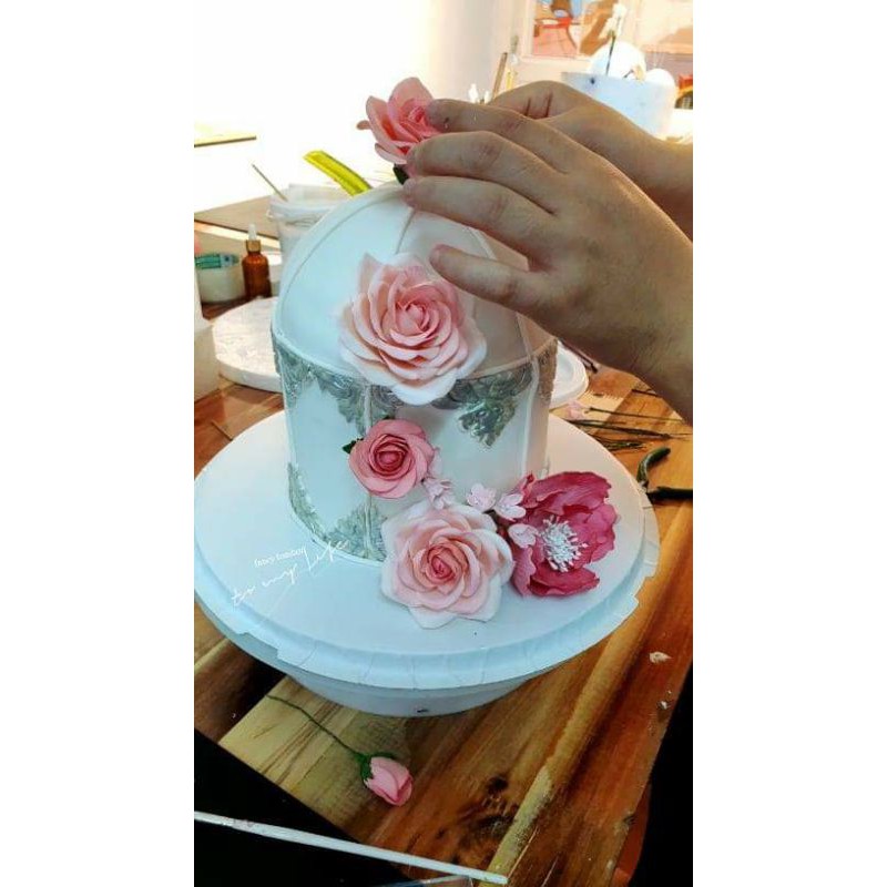 Fancy Gumpaste tạo hình màu trắng 1kg tự khô nhanh