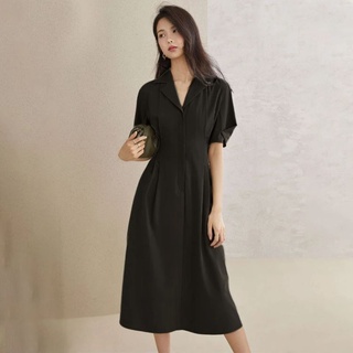 LYNO-ĐẦM SƠ MI CỔ VEST size S (Thanh lý-NEW)