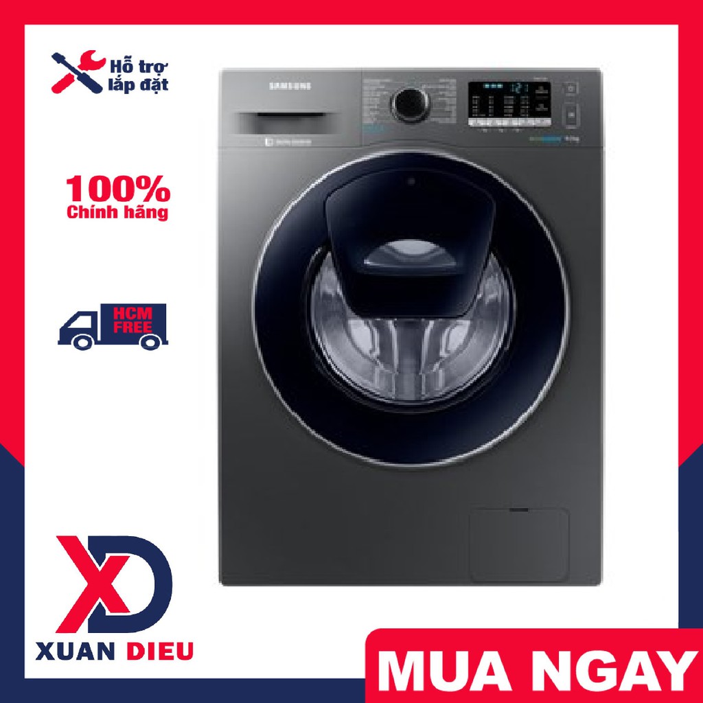 Máy giặt Samsung Addwash Inverter 9 kg WW90K54E0UX/SV , giặt hơi nước, Thêm đồ khi đang giặt, giao hàng miễn phí HCM