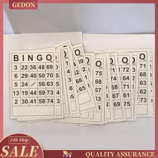 Bộ 40 Thẻ Trò Chơi Bingo 75 Số