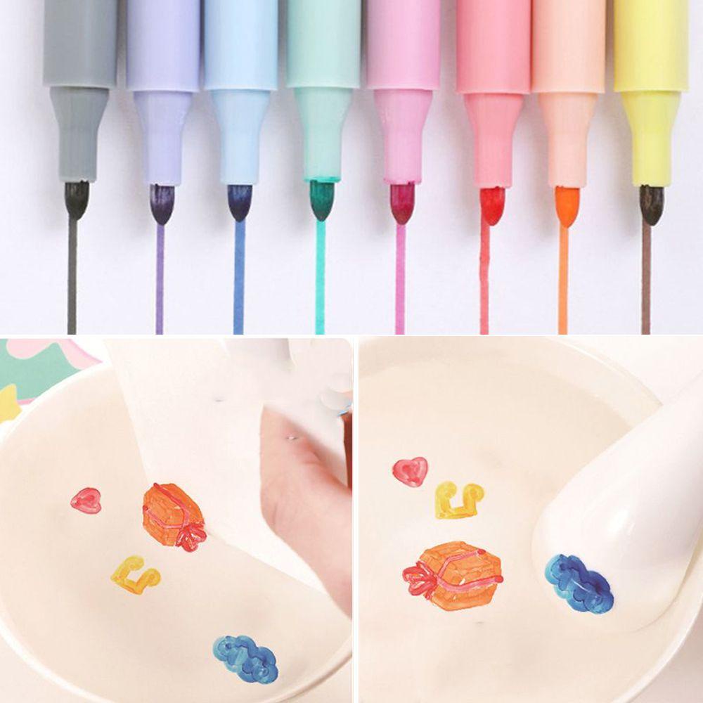 Set 8 Bút Màu Nước 8 Màu Sắc Phong Cách Montessori Dành Cho Các Bé