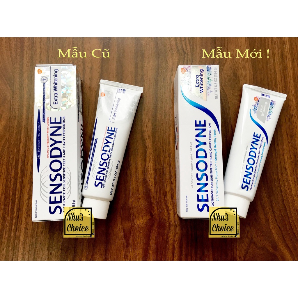 Kem đánh răng Trắng răng, Giảm ê buốt Sensodyne Extra Whitening