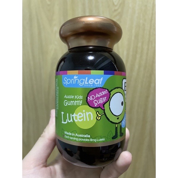 Kẹo dẻo hỗ trợ bổ mắt thị lực Spring Leaf Gummies Lutein cho bé Springleaf