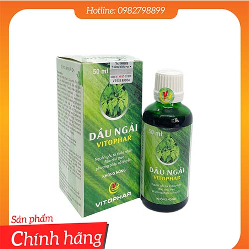 Tinh Dầu Ngải VICTOPHAR Hết Đau Nhức Xương Khớp, Căng Cơ, Bong Gân, Đau Mỏi Vai, Gáy, Xoa Bóp Bấm Huyệt ( Dạng Xoa 50ml)