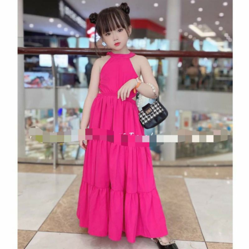 Đầm maxi bé gái