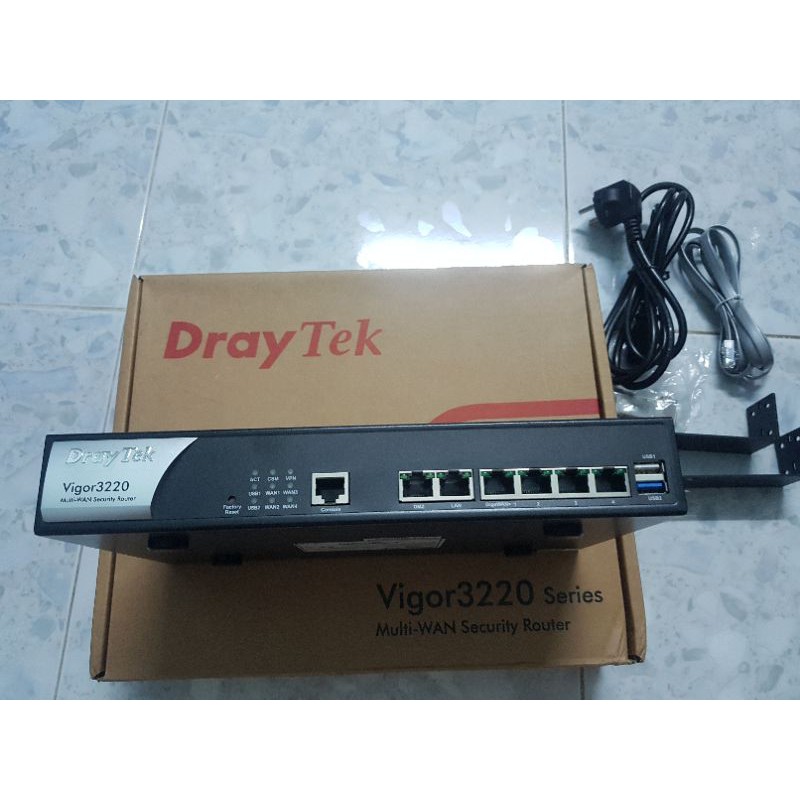 Router cân bằng tải Draytek 3220 (còn bảo hành hãng đến 7/2021)