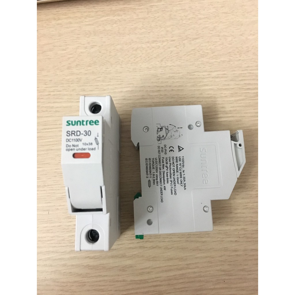 Bộ Cầu chì DC Suntree 1P 15A-32A 1100VDC SRD-30