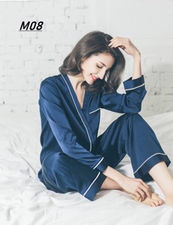 Bộ ngủ lụa cao cấp size S-XL