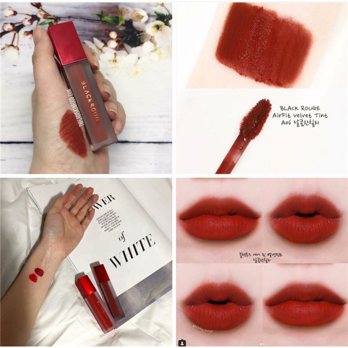 Son kem lì Black Rouge Air Fit Velvet Tint | BigBuy360 - bigbuy360.vn