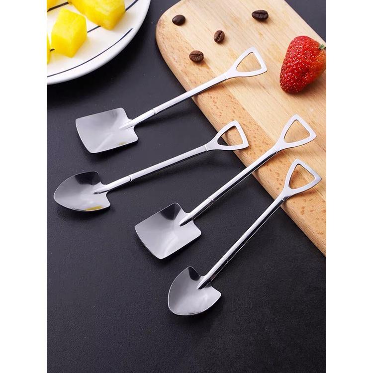 [Rẻ vô địch] Muỗng cafe, múc dưa hấu thiết kế hình xẻng dễ thương - supersale365