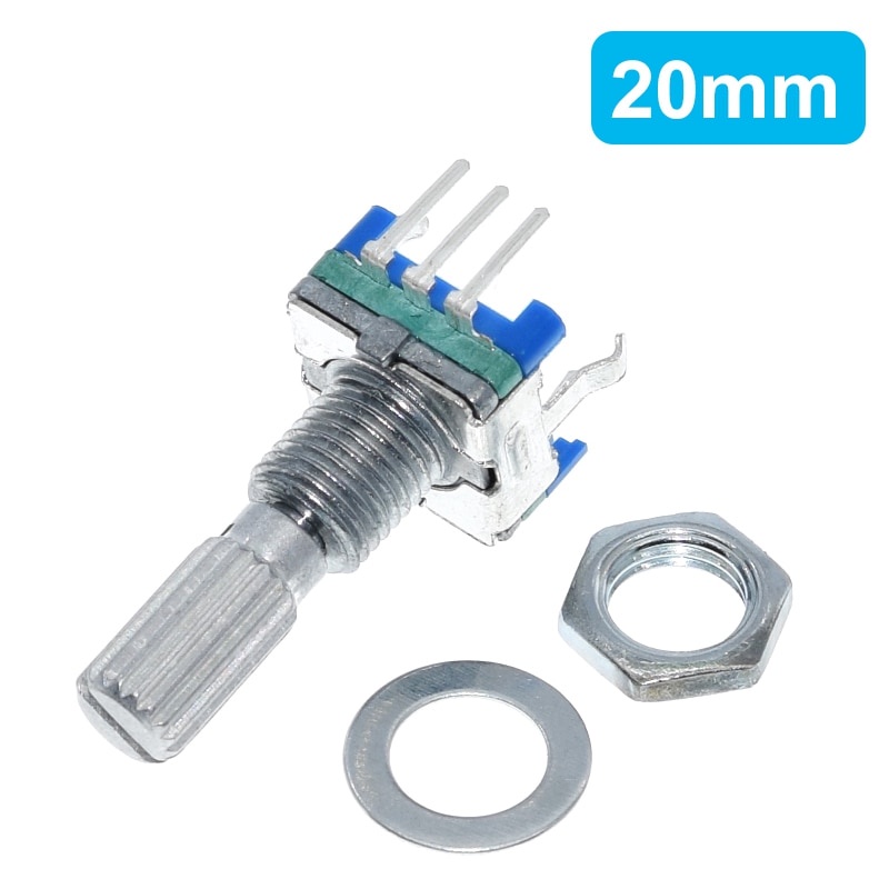 1 Chiết Áp Kỹ Thuật Số 15mm 20mm / Ec11 / 5 Chấu Với Công Tắc