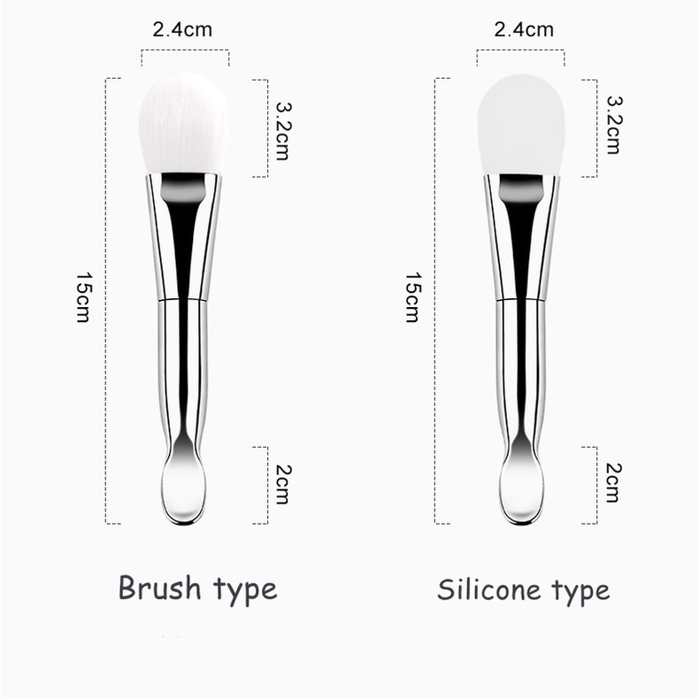 [Hàng mới về] Cọ silicone/ Cọ sợi lông mềm SEVICH phết mặt nạ đắp mặt chăm sóc da