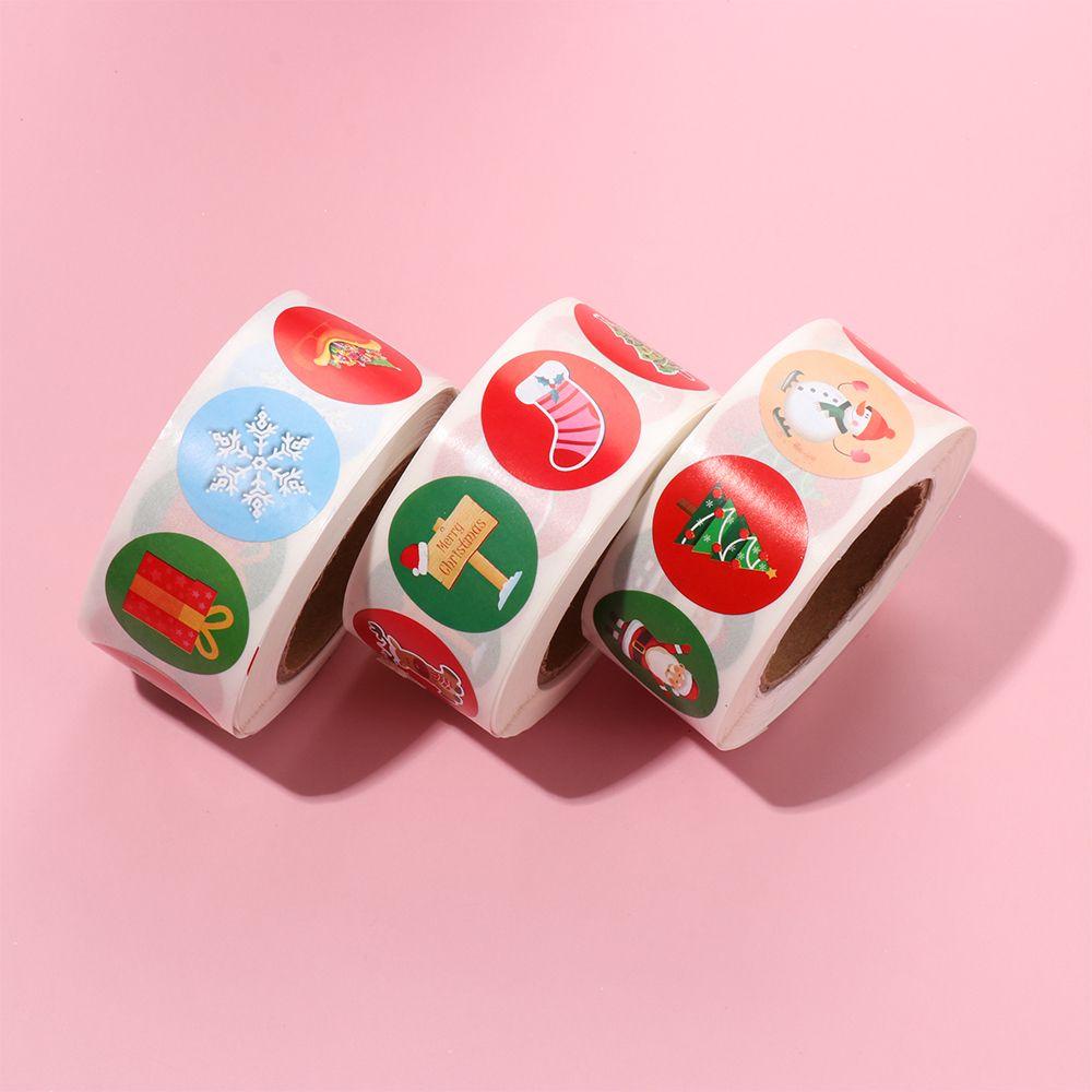 Cuộn 500 Nhãn Dán Trang Trí Cây Thông Giáng Sinh