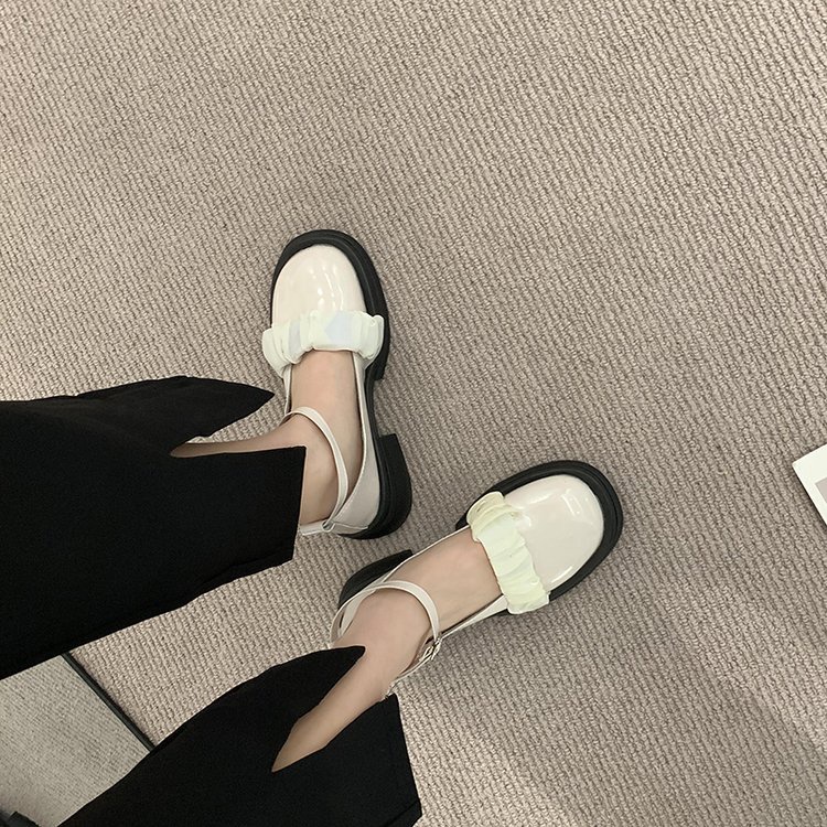 Giày Búp Bê Mũi Tròn Thiết Kế Mới Thoải Mái Thời Trang