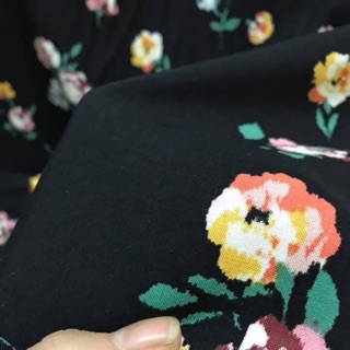 Combo vải thô vai lanh hoa