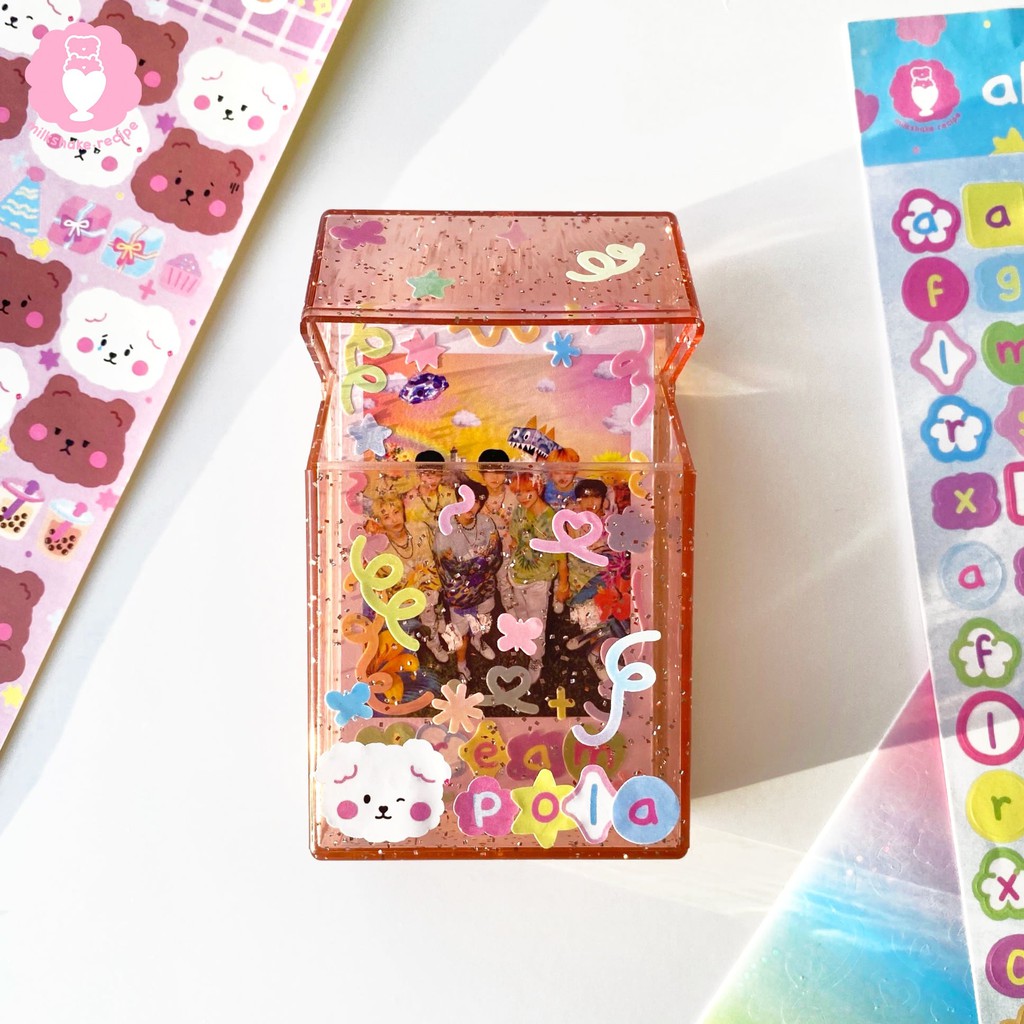 Hộp đựng card Kpop lấp lánh - Glitter Box
