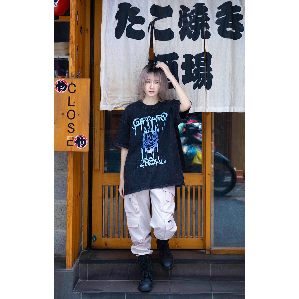 Áo Thun Wash Revi-Vice Giffard-Rex Oversized Nam Nữ