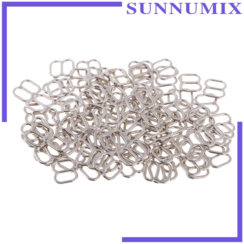 Set 100 Móc Cài Dây Áo Ngực 6mm Tùy Chỉnh Tiện Dụng