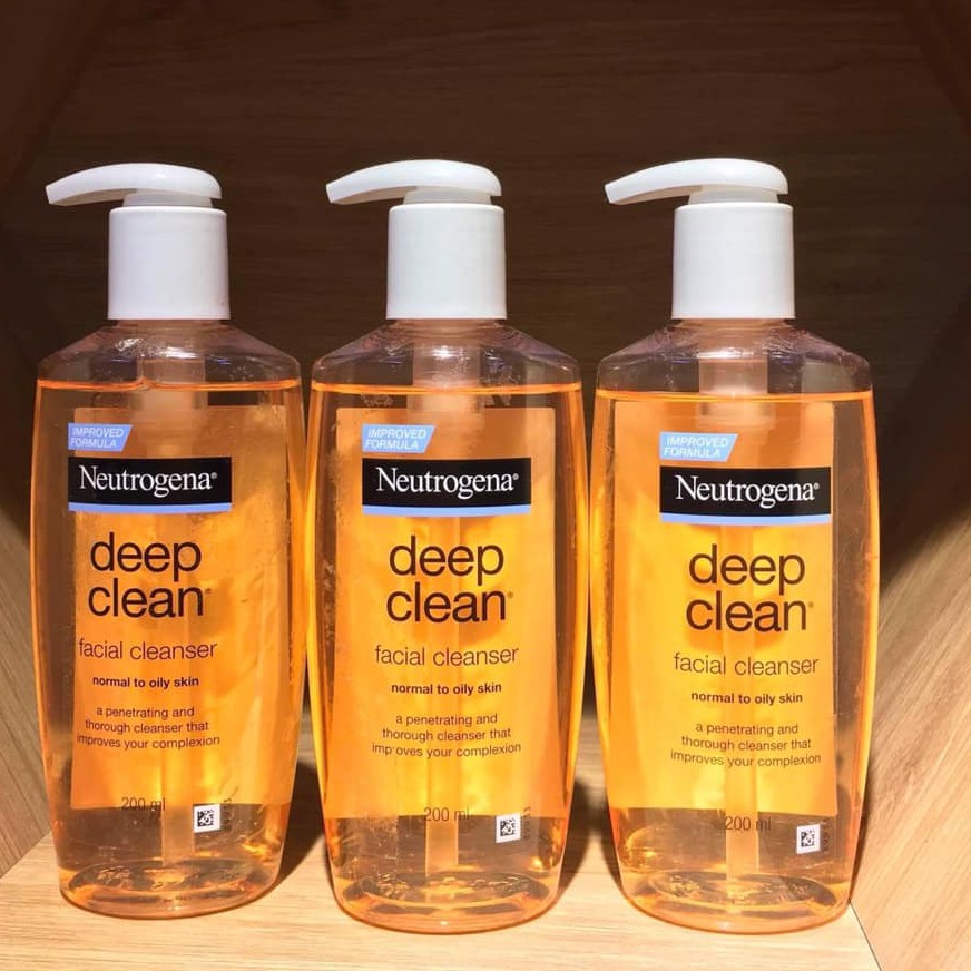 Sữa Rửa Mặt Neutrogena Làm Sạch Sâu Dạng Gel Facial Cleanser Deep Clean 150ml | BigBuy360 - bigbuy360.vn