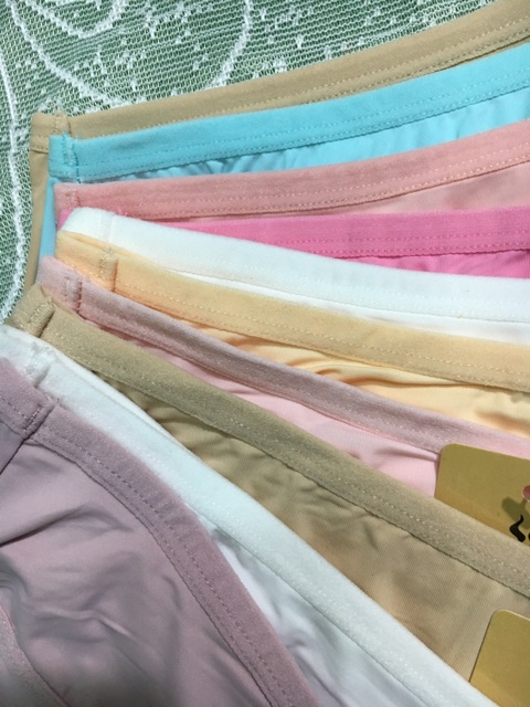 Set 10 Quần lót nữ thun lạnh, quần chíp nữ size trung chất đẹp