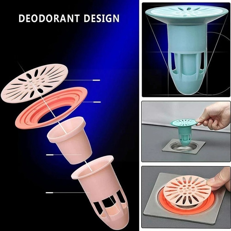 Nút Chặn Lỗ Thoát Nước Chống Côn Trùng/Chống Mùi Hôi Cho Bồn Rửa/Phòng Tắm/Nhà Bếp