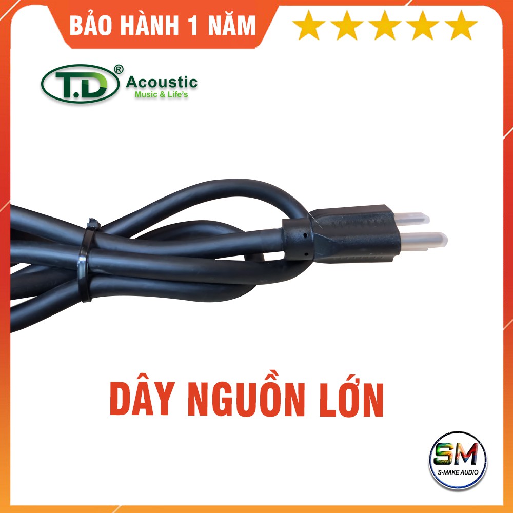 Cục đẩy công suất 4 kênh TD Acoustic MA41000 - Main công suất 4 kênh đánh 2 đôi loa bass 30 - smake audio