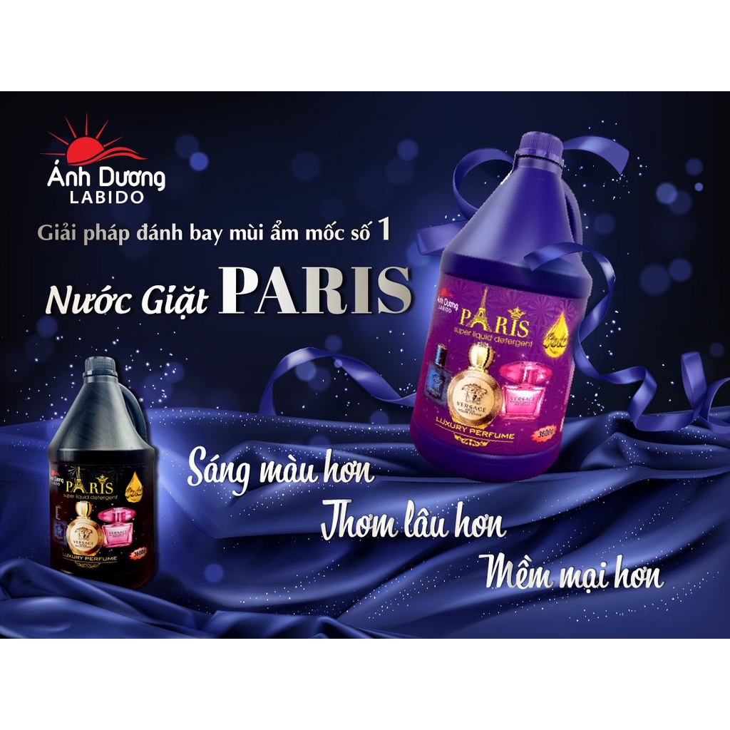 Nước Giặt Xả Paris Hương Nước Hoa 3600ML