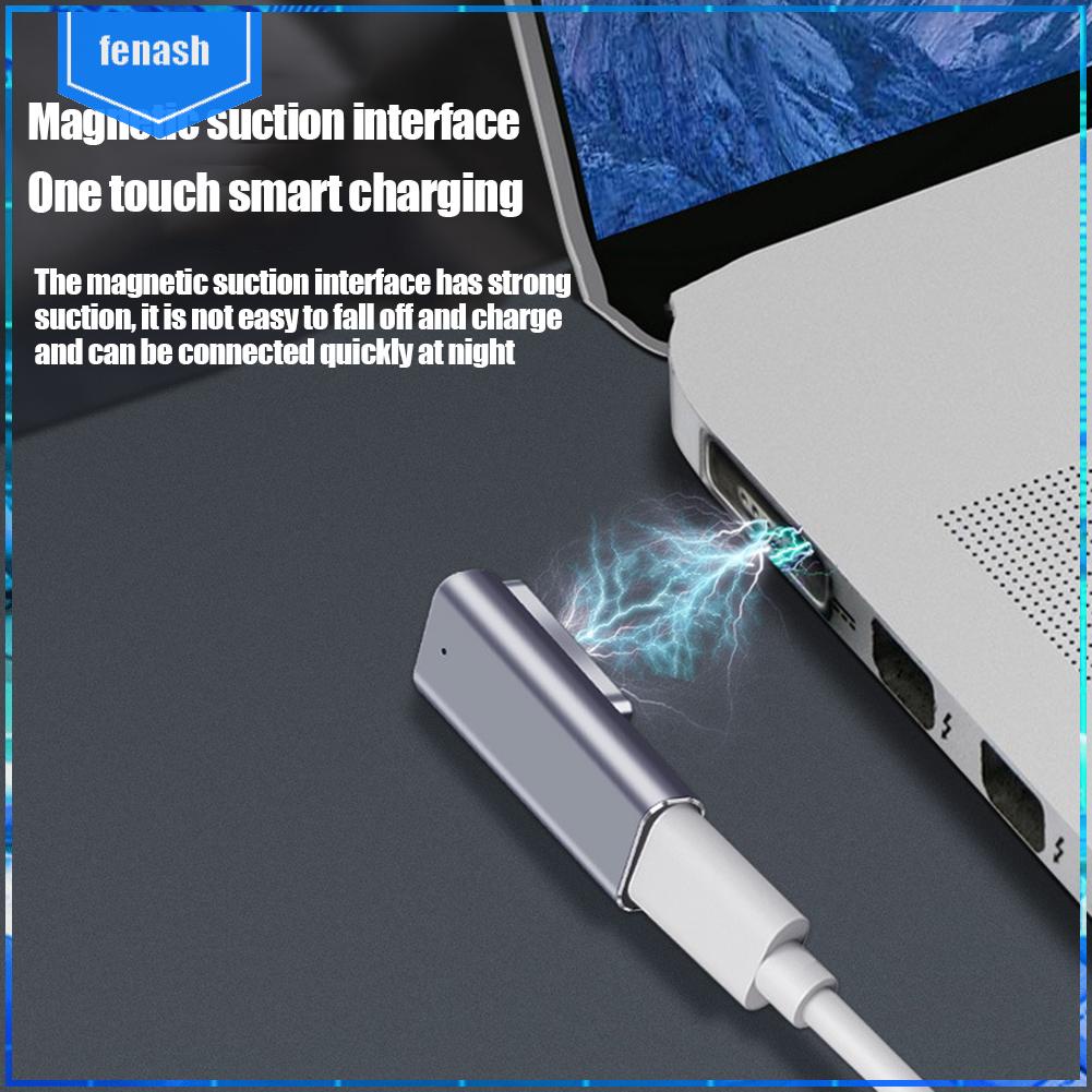 ✪Đầu Chuyển Đổi Type C Từ Tính Sang USB PD Cho Apple MacBook Pro