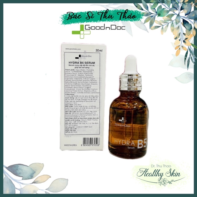 Serum dưỡng ẩm sáng da Goodndoc Hydra B5 - Repair Complex