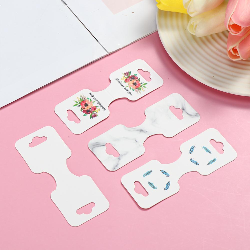 Set 1 50 Thẻ Giấy Gói Trang Sức / Vòng cổ / Vòng Đeo Tay DIY