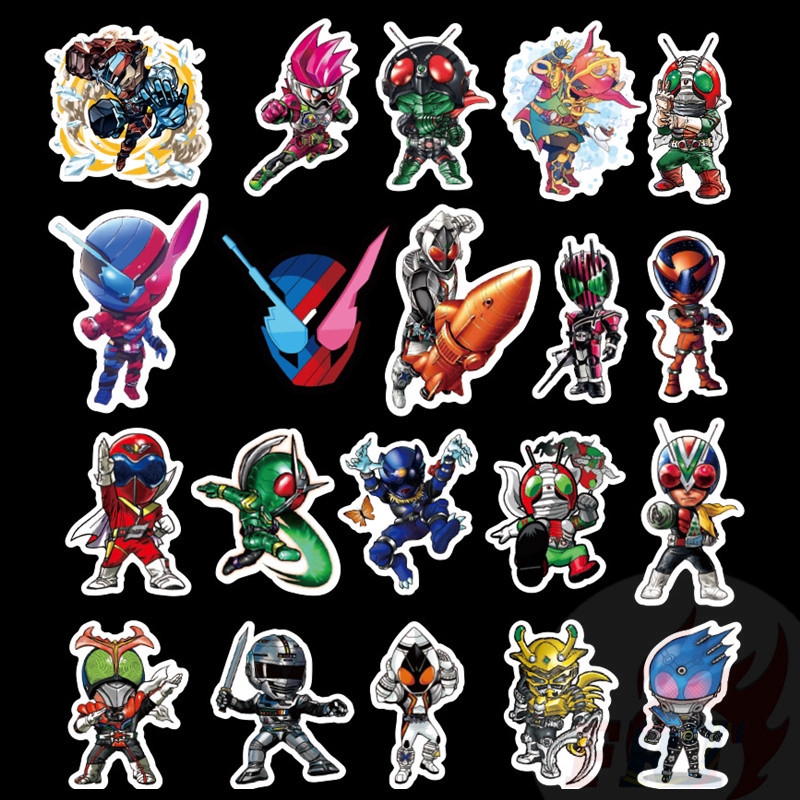 ❉ Masked Rider Series 01 Stickers ❉ 50Pcs/Set  Anime Kamen Rider DIY Fashion Mixed Doodle Decals Stickers