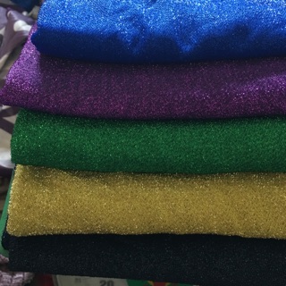 Vải kim sa kim tuyến và vải len cotton